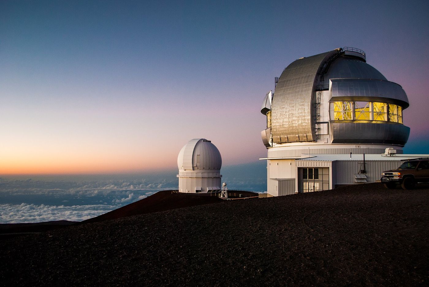 Mauna Kea bei Sonnenuntergang