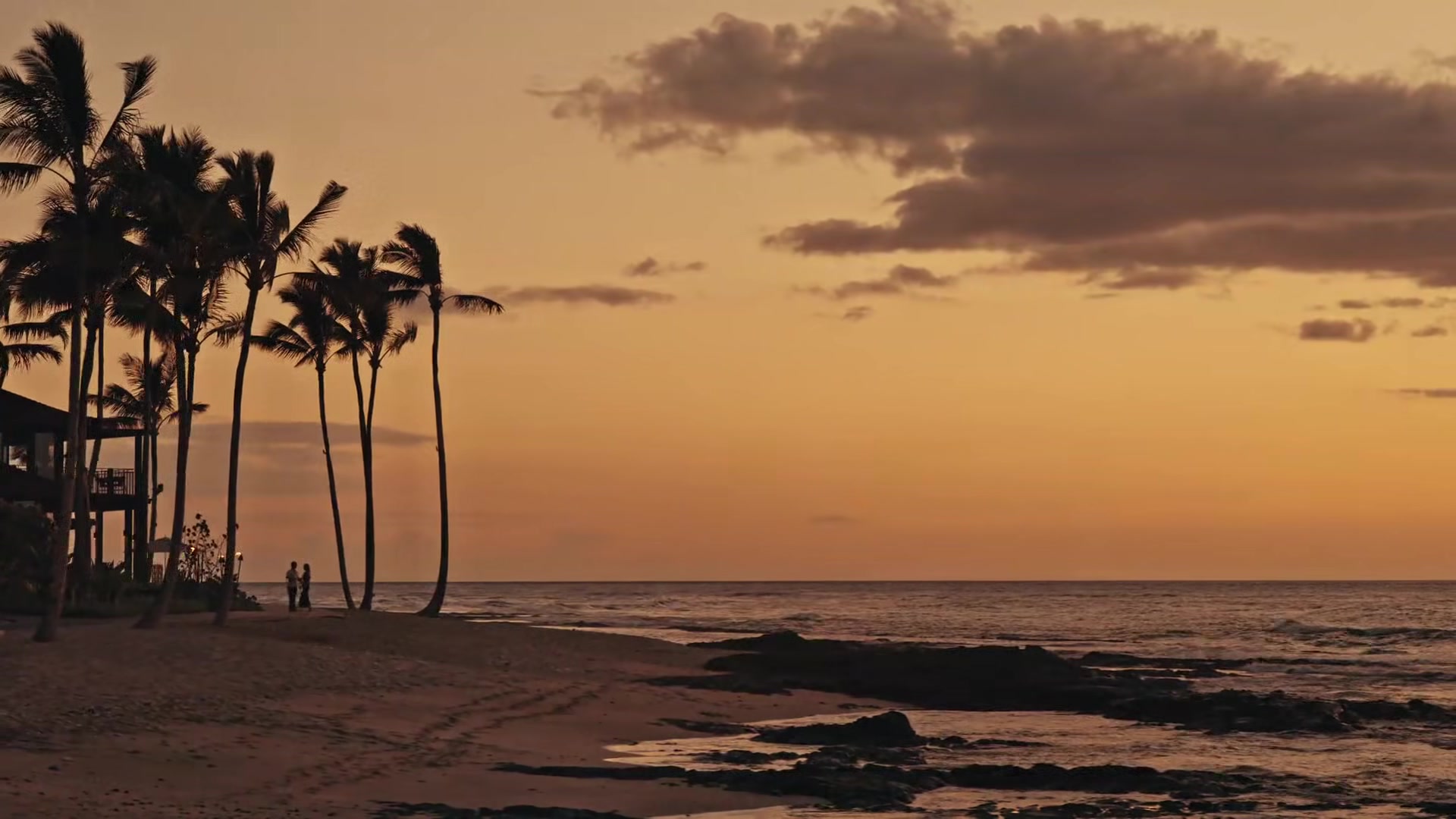 Four Seasons Hualālai am Abend